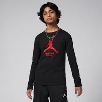 Nike Chicago Bulls Essential Older Kids' (Boys') Jordan NBA Long-Sleeve T-Shirt - Black - Cotton