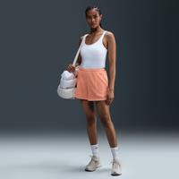 Nike Sportswear Chill Terry Women's Mid-Rise 10cm (approx.) French Terry Shorts - Orange - Cotton/Polyester