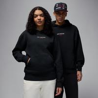 Nike Air Jordan Wordmark Men's Chicago Fleece Pullover Hoodie - Black - Cotton