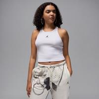 Nike Jordan Essentials Women's Tank Top - White - Cotton/Polyester/Elastane