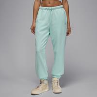 Nike Jordan Brooklyn Fleece Women's French Terry Trousers - Green - Cotton/Polyester