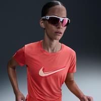 Nike One Swoosh Women's Dri-FIT Short-Sleeve Running Top - Orange - Polyester/Elastane
