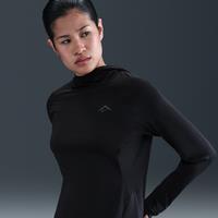 Nike Trail Women's UV Protection Hooded Mid Layer - Black - Polyester/Elastane