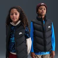 Nike Sportswear All Day Play Older Kids' Therma-FIT Loose-Fit Puffer Gilet - Black - Polyester