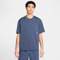 Nike Gym Heritage Men's Dri-FIT Fitness Top - Blue - Polyester/Cotton