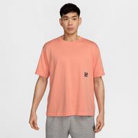 Nike Gym Heritage Men's Dri-FIT Fitness Top - Orange - Polyester/Cotton