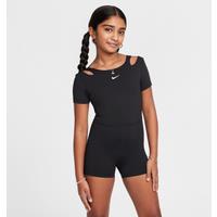 Nike One Girls' Dri-FIT Leotard - Black - Polyester/Elastane