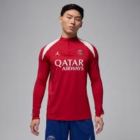 Nike Paris Saint-Germain Strike Fourth Men's Jordan Dri-FIT Football Knit Drill Top - Red - Polyester/Elastane