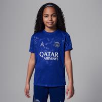 Nike Paris Saint-Germain Academy Pro Fourth Older Kids' Jordan Dri-FIT Football Short-Sleeve Pre-Match Top - Blue - Polyester