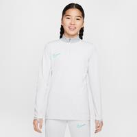Nike Academy Older Kids' Dri-FIT Long-Sleeve 1/4-Zip Football Drill Top - Grey - Polyester