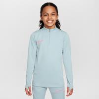 Nike Academy Older Kids' Dri-FIT Long-Sleeve 1/4-Zip Football Drill Top - Grey - Polyester