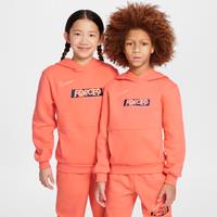 Nike Erling Haaland Club Fleece Older Kids' Hoodie - Pink - Cotton/Polyester