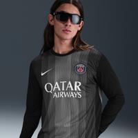 Paris Saint-Germain 2025/26 Stadium Goalkeeper Men's Nike Dri-FIT Football Replica Long-Sleeve Shirt - Black - Polyester