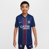 Paris Saint-Germain 2025/26 Stadium Home Older Kids' Nike Dri-FIT Football Replica Shirt - Blue - Polyester