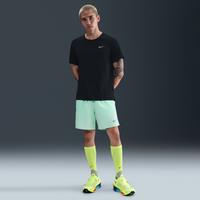 Nike Challenger Men's Dri-FIT 18cm (approx.) Brief-Lined Running Shorts - Green - Polyester