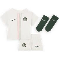 Chelsea FC 2025/26 Stadium Away Baby/Toddler Nike Soccer Replica 3-Piece Kit - Grey - Polyester