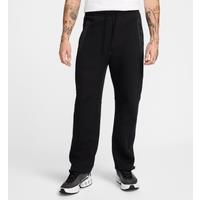 Nike Tech Men's Fleece Open-Hem Trousers - Black - Cotton/Polyester