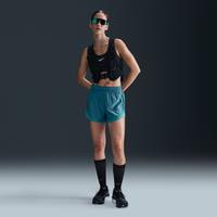 Nike Tempo Women's Dri-FIT Mid-Rise Brief-Lined Running Shorts - Blue - Polyester