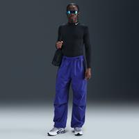 Nike Tech Men's Woven Oversized Trousers - Purple - Nylon/Elastane