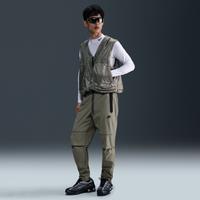 Nike Tech Men's Woven Trousers - Green - Nylon/Elastane