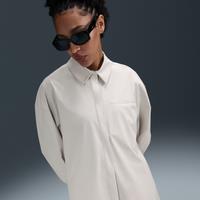 Nike 24.7 PerfectStretch Women's Dri-FIT Oversized Long-Sleeve Top - Brown - Polyester/Elastane