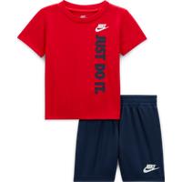 Nike Sportswear Baby (1224M) French Terry Shorts Set - Blue - Cotton