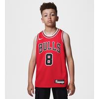 Chicago Bulls 2023/24 Icon Edition Older Kids' Nike NBA Swingman Jersey - Red - Polyester