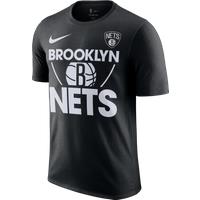 Brooklyn Nets Courtside Men's Nike NBA T-Shirt - Black - Cotton