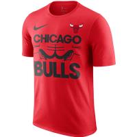 Chicago Bulls Courtside Men's Nike NBA T-Shirt - Red - Cotton
