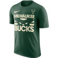 Milwaukee Bucks Courtside Men's Nike NBA T-Shirt - Green - Cotton