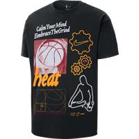 Miami Heat Courtside Men's Nike NBA Max90 T-Shirt - Black - Cotton