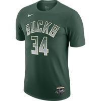 Giannis Antetokounmpo Milwaukee Bucks Select Series Men's Nike NBA T-Shirt - Green - Cotton