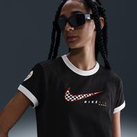 Nike Sportswear Club Women's Short-Sleeve T-Shirt - Black - Cotton