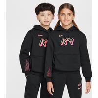 Nike Kylian Mbapp Club Fleece Older Kids' Football Hoodie - Black - Cotton/Polyester