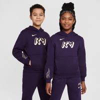Nike Kylian Mbapp Club Fleece Older Kids' Football Hoodie - Purple - Cotton/Polyester