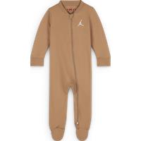 Nike Jordan Baby (09M) Jumpman Footed Overalls - Brown - Cotton