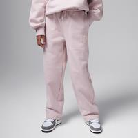 Nike Jordan Flight Essentials Older Kids' Open-Hem Trousers - Pink - Cotton