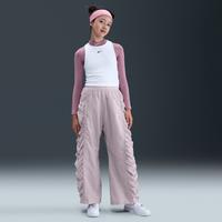 Nike Sportswear Girls' Woven Trousers - Purple - Nylon