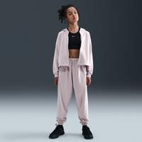 Nike Sportswear Girls' Dri-FIT Fleece Trousers - Purple - Cotton/Polyester