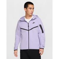 Nike Tech Men's Full-Zip Windrunner Hoodie - Purple - Cotton/Polyester