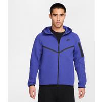 Nike Tech Men's Full-Zip Windrunner Hoodie - Purple - Cotton/Polyester