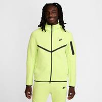 Nike Tech Men's Full-Zip Windrunner Hoodie - Yellow - Cotton/Polyester