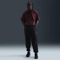 Nike Solo Swoosh Men's Cuffed Fleece Trousers - Black - Cotton/Polyester