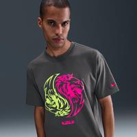 Nike LeBron Men's Max90 T-Shirt - Grey - Cotton