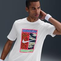NikeCourt Men's Dri-FIT Tennis T-Shirt - White - Cotton/Polyester