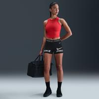 Nike Pro Women's Mid-Rise 7.5cm (approx.) Biker Shorts - Black - Polyester/Elastane