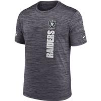Las Vegas Raiders Sideline Velocity Men's Nike Dri-FIT NFL T-Shirt - Black - Polyester