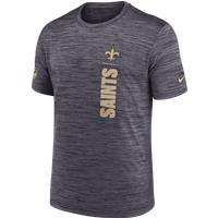 New Orleans Saints Sideline Velocity Men's Nike Dri-FIT NFL T-Shirt - Black - Polyester