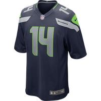 NFL Seattle Seahawks (DK Metcalf) Men's Game American Football Jersey - Blue - Polyester
