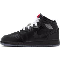 Nike Air Jordan 1 Mid Older Kids' Shoes - Black